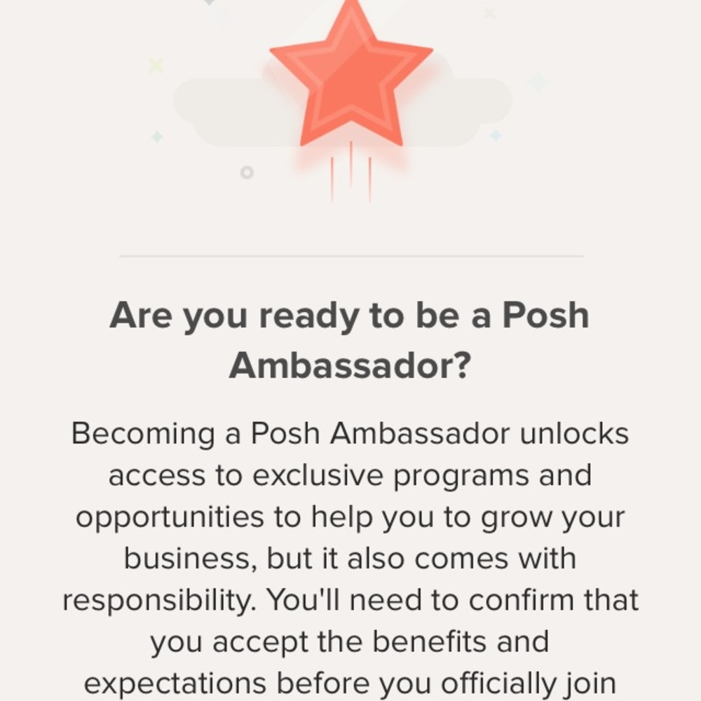 🎊Yes, I’m a Posh Ambassador 🎊